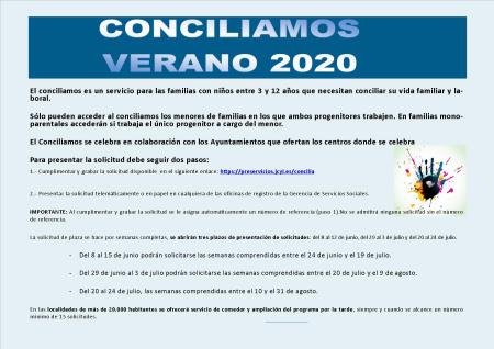 ImagenPROGRAMA "CONCILIAMOS VERANO 2020"
